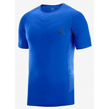 SALOMON Sense Pro tee Camiseta, Hombre, Vivid Blue, L