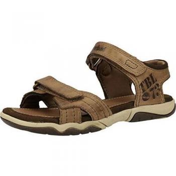 Timberland Earthkeepers Oak Bluffs - Sandalias de cuero niño, Color Gris, Talla 33