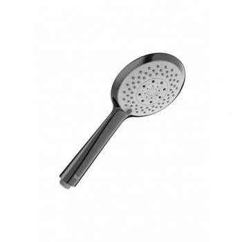 Ducha de mano con 4 funciones ROUND 130 SENSUM - ROCA Color: Negro titanio