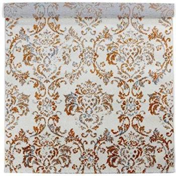 Homemania Alfombra Hecha a máquina Leaf Estampada, Moderna, Multicolor, de Polipropileno, 120 x 170 x 0,1 cm