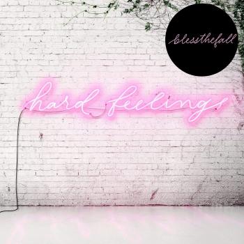 blessthefall Hard Feelings - Clear w/ Black Smoke & Blue Splatter Vinyl 2018 USA vinyl LP RISE413-1