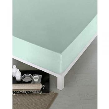 NATURALS Sábana Bajera Verde Claro 702 Cama 180 cm