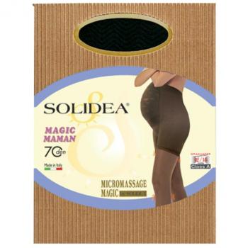 Medias de compresión anatómicas Magic Maman 70 Den, 12-15 mmHg, talla 5XXL, color negro