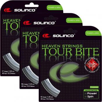 Solinco Tour Bite Diamond niños 1.25 mm 12 M Cuerdas