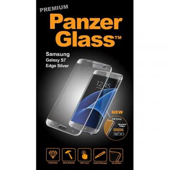 PanzerGlass 1052  - Protector de pantalla para Galaxy S7 Edge, Plata
