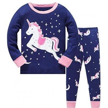 Tkiames - Pijama para niña de jirafa
