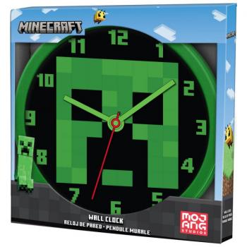 Reloj de Pared Minecraft con Licencia Oficial