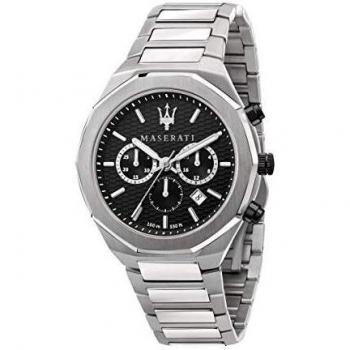 Maserati Stile Chronograph Silver Quartz Men's Dress Watch