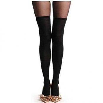 Ninimour Medias con impresión gato Hosiery Pantyhose Tattoo Legging Tights