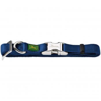 Hunter - Collar Vario Basic con cierre de aluminio M cuello 40-55 cm azul oscuro
