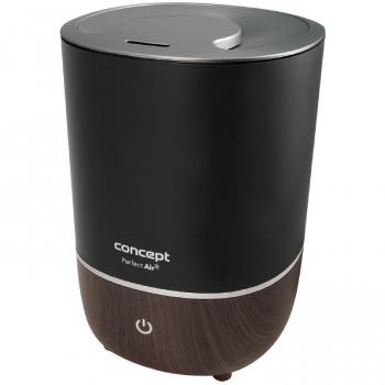 Humidificador de Aire y Difusor de Aromas Ultrasonico Concept Perfect Air ZV1210 Negro 4L 3 Niveles de Intensidad
