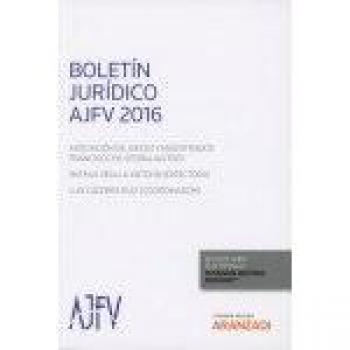 Boletín jurídico AJFV 2016