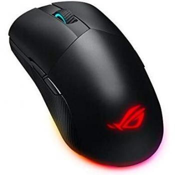 ASUS ROG Pugio II ambidextrous lightweight wireless gaming mouse with 16,000 dpi optical sensor, 7 programmable buttons, configurable side buttons, DPI On-The-Scroll button and Aura Sync RGB lighting