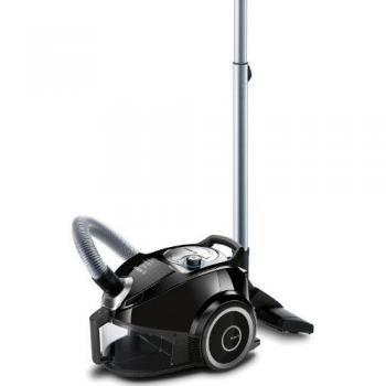 Bosch BGS41430 - Aspirador sin bolsa, 1.9 litros, tecnología Compressor, super silencioso, limpia fitro automático, color negro