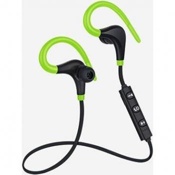 Auriculares Inalámbricos Estéreo Bluetooth 4.1 con Micrófono y Diseño de Gancho para Deporte, Manos Libres, Compatibles con Todos los Smartphones