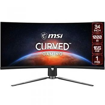 MSI MPG ARTYMIS 343CQR Monitor Gaming Curvo UWQHD 34 Pulgadas (1000R, Panel VA 3440 x 1440, 165 Hz/1ms, FreeSync Premium, HDR400