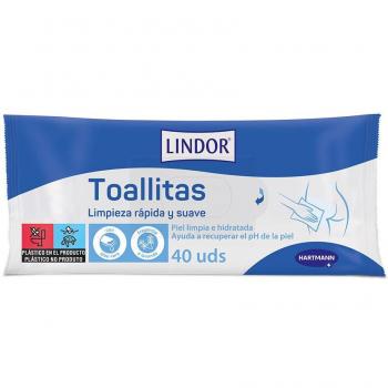 Toallitas Húmedas Lindor Hartmann 40 Unidades