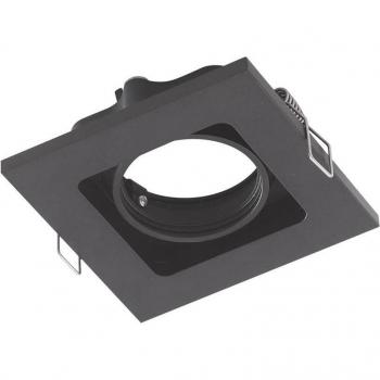 Foco empotrado 'Thorid' en Negro de Metal - Set de 10 unidades, Dimmable para Salón y Comedor - Lindby