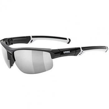 Uvex Sportstyle 226 Gafas Deportivas Ciclismo, Unisex Adulto, Negro/Blanco