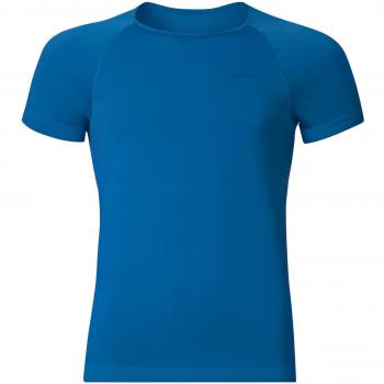 Odlo Crew Neck Evolution X-Light Camiseta Corta para Hombre, Hombre, Unterhemd Shirt Shortsleeve Crew Neck Evolution X-Light, Directoire Blue, Small