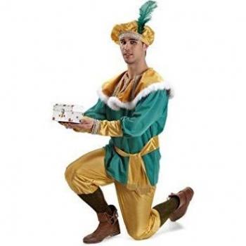 Disfraz o traje Paje del Rey Melchor extra adulto