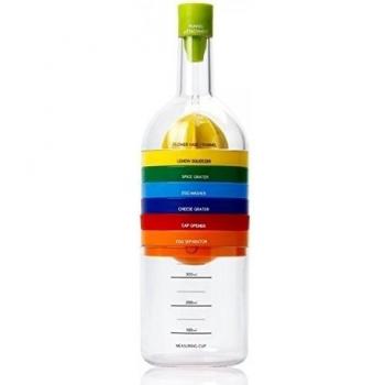 Botella multiusos para la cocina 8 accesorios útiles para cocinar