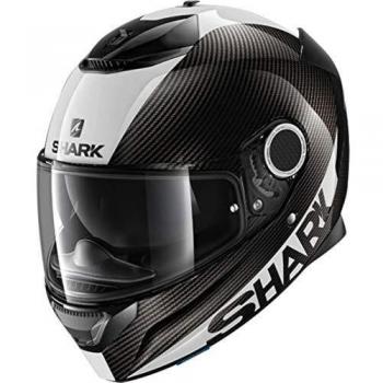 Shark NC Casco per Moto, Hombre, Negro/Blanco, X-Small