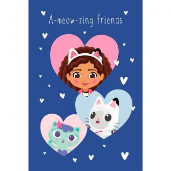 Manta infantil Gabby's Dollhouse A-meow-zing Friends