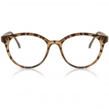 Gafas Anti-Azules Redondas de Plástico Tortoiseshell con Armazón Completo para Hombre - SmartBuy Collection