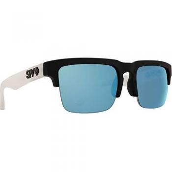 Spy Helm 50/50 Gafas, Matte Black Clear, Talla única Unisex Adulto