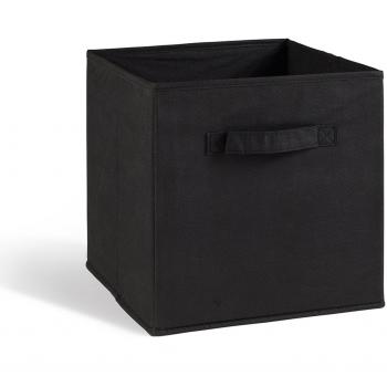Alsapan Compo 16 - Cubo de almacenaje sin Tapa, Tela, 27 x 27 x 28 cm, Color Negro