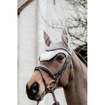 Gorro de caballo de terciopelo Wellington Basic con orejeras anti-moscas Kentucky
