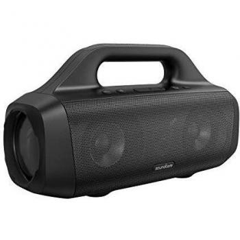 Anker Soundcore Motion Boom Outdoor Speaker with Titanium Drivers, BassUp Technology, IPX7 Waterproof, 24H Playtime, Soundcore App, Built-In Handle, Portable Bluetooth Speaker for Outdoors, Camping