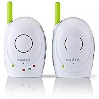 NEDIS - Monitor para Bebés con Audio - Inalámbrico - 2,4 GHz - Comunicación Bidireccional - hasta 300 m - Fácil Instalación - Blanco