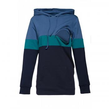 Happy Mama. para Mujer Sudadera Capucha Panel de la Lactancia Top Premamá. 503p