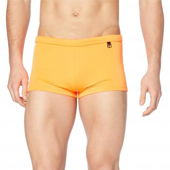 HOM - Hombres - Swim Shorts 'Sunlight' - Shorts de baño Colores de Moda - Mandarine Orange - XL