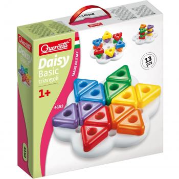 Quercetti - 4152 - Juego Encajables Geokid Tris 12m+