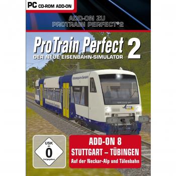 Pro Train Perfect 2 - AddOn 8 Stuttgart-Tübingen [Importación alemana]