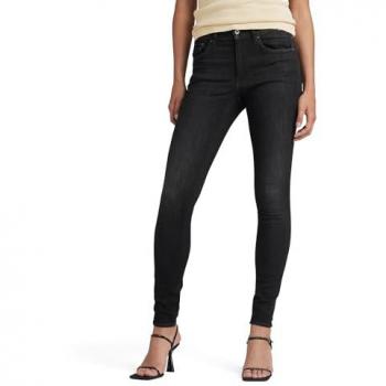 G-Star RAW Women's 3301 High Waist Skinny Jeans in Worn In Coal