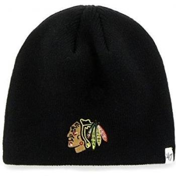 '47 Brand Chicago Blackhawks Beanie NHL Knit Black - One-Size