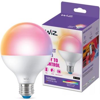 Bombilla LED inteligente Wi-Fi G95 E27 11W RGB con luz blanca y coloreada