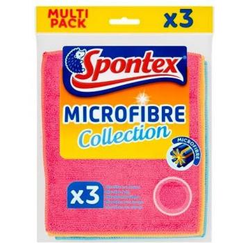 Bayeta Vileda 36 x 34 cm (3 uds) - Pack de 3 unidades, material plástico, altamente absorbente y antibacteriano
