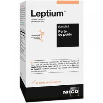 NHCO Leptium Saciador 28 Sticks Sabor Albaricoque Pérdida de Peso