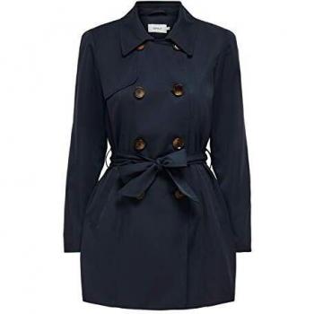 Only ONLVALERIE Women's Marine Trench Coat