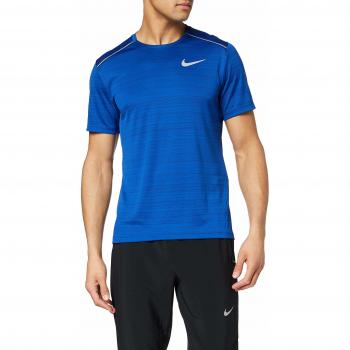 Nike Dri-FIT Miler Camiseta, Hombre, Azul