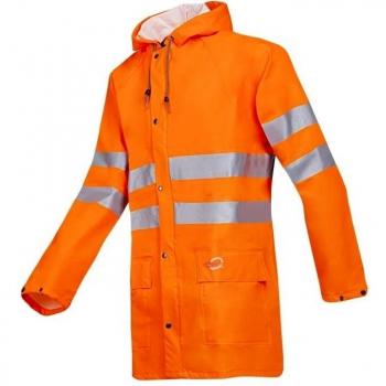 Sioen 3720 a2fc1fc1 X L Unzen Hi-Vis chaqueta de lluvia, talla XL, color naranja