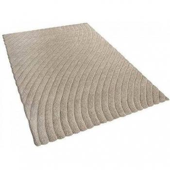 Alfombra - Poliéster - Beis- 160x230 cm - ORDU