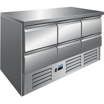 Saro 323 – 10041 vivia S 903 S/S Top 6 x 1/2 gekühlter mesa de trabajo