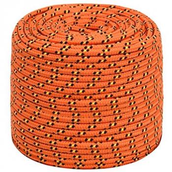 Cuerda para barco Naranja 8 mm 50 m Polipropileno