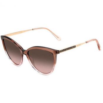 Jimmy Choo Women's Belinda Cat Eye Sunglasses 56mm Brown Nude